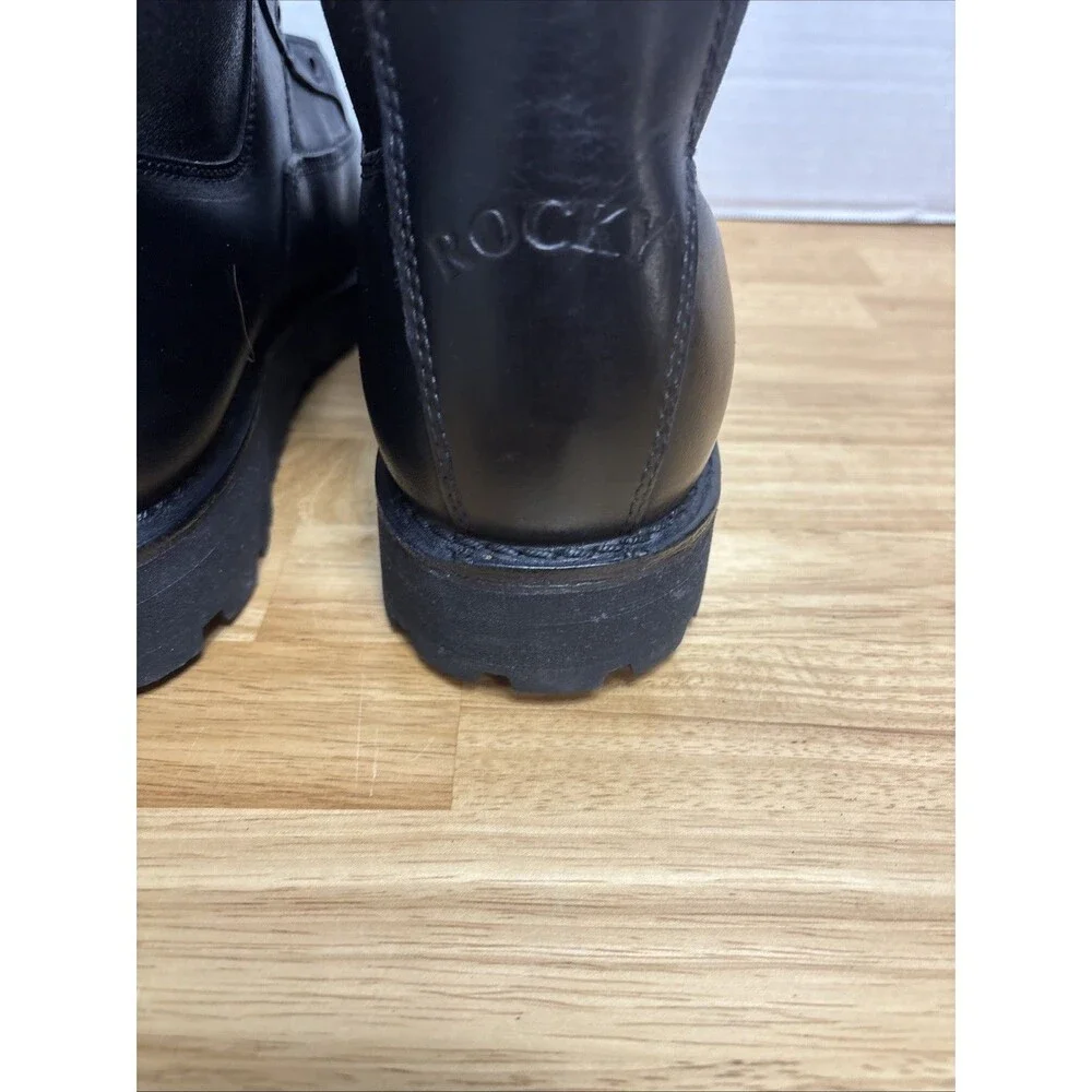 Rocky Portland Lace-to-Toe Waterproof Public Service Boots size 10.5 W #2080 8”